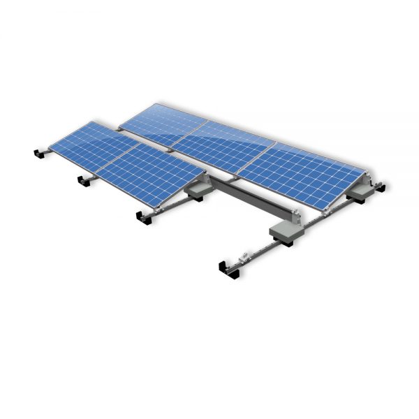 Van der Valk Producten bij Solartoday - Fotovoltage - verbindings- en bevestigingselementen - Alu voor voet ValkPro+ L15° zijkant