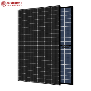 Jolywood JW-HD108N-405 N-type 30mm bifacial zwart frame MC4